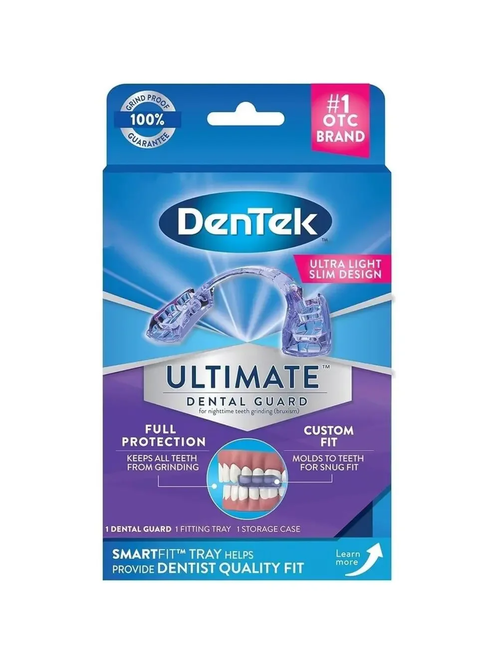 DenTek Dental Guard Nighttime Teeth Grinding Custom Fit Tray